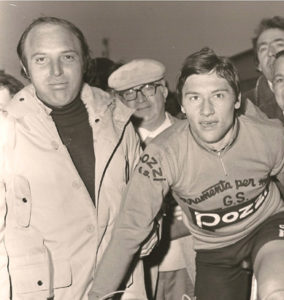 Gianni Pozzi con Giuseppe Saronni
