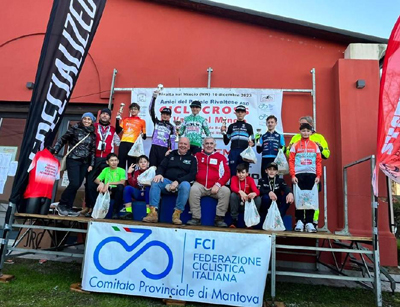 CROSS. A RIVALTA SUL MINCIO BRILLANO I COLORI DEL GS CICLI FIORIN. L’OPEN A PEZZO ROSOLA, FRONTINI PRIMA VITTORIA CON GLI ALLIEVI